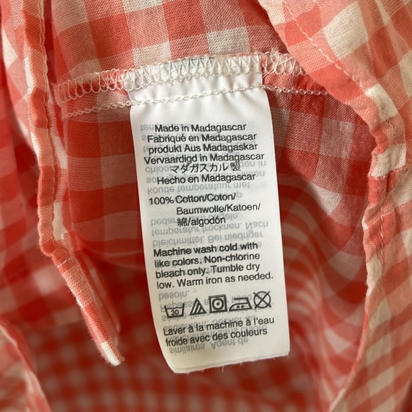 J.Crew Factory lightweight cotton button up shirt women’s - Picture 3 of 4